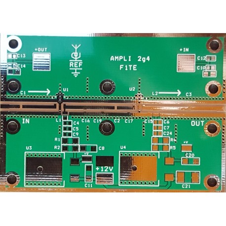 Circuit Imprimé AMPLI 2,4 GHz